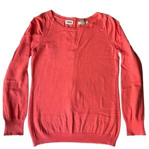 Banana Republic Women’s Long Sleeve Screw Neck Knit Blouse size M, Peach Pink